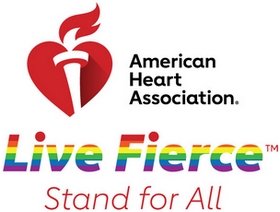 American Heart Association-Live Fierce-Stand For All logo